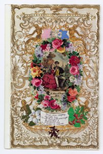 Carte de Saint-Valentin victorienne - English School