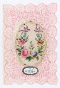 Carte de Saint-Valentin victorienne - English School