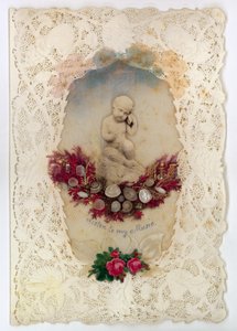 Carte de Saint-Valentin victorienne