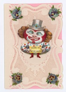 Carte de Saint-Valentin victorienne