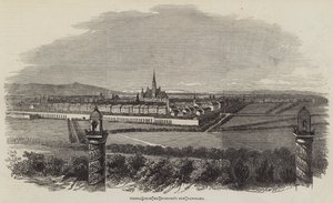 Vienne, du nouveau panorama de M. Burford (gravure) - English School