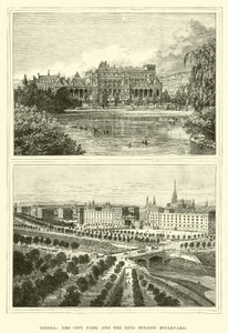 Vienne, le Parc de la Ville et le Boulevard du Ring - English School
