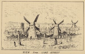 Vue de Lime Street (gravure) - English School
