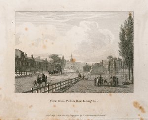Vue depuis Pullins Row, Islington - English School