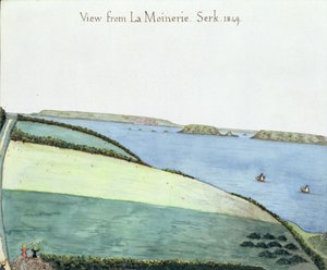 Vue de la Moinerie, Serk, 1849 - English School