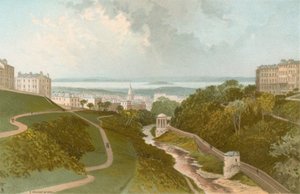 Vue depuis le Dean Bridge - Édimbourg - English School