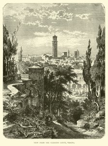 Vue depuis le Giardino Giusti, Vérone - English School