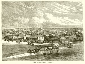 Vue de Ballarat, Victoria - English School