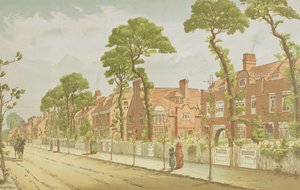 Vue de Bedford Park, 1882 - English School