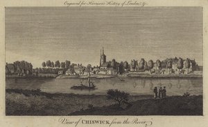 Vue de Chiswick depuis la rivière