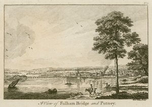 Vue du pont de Fulham à Putney - English School