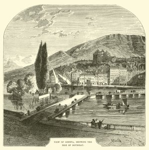 Vue de Genève, montrant l