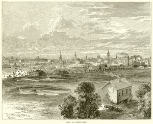 Vue de Melbourne - English School