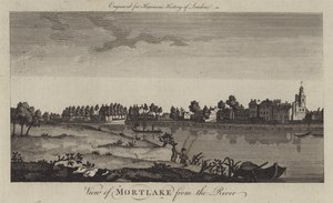 Vue de Mortlake depuis la Tamise