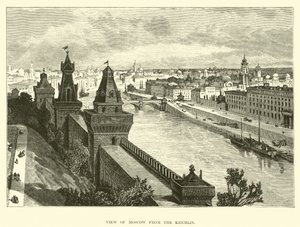 Vue de Moscou depuis le Kremlin - English School