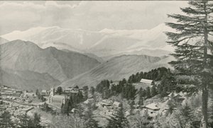 Vue de Simla, quartier général d