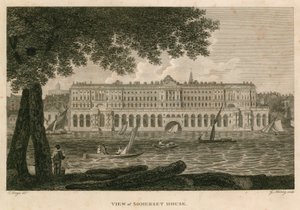 Vue de Somerset House, The Strand, Londres - English School