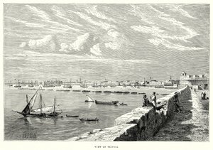 Vue de Tripoli (gravure) - English School
