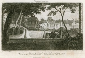Vue de Wandsworth, prise de Chelsea - English School
