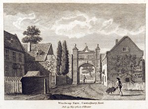Vue de Wincheap Gate, 1784 - English School