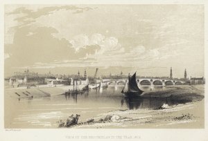 Vue de Broomielaw en 1802 - English School