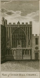 Vue de la chapelle du Guildhall, Londres