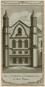 Vue de la Chambre des communes depuis la Tamise - English School