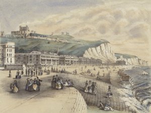 Vue de la Parade Marine et du Château, Douvres - English School
