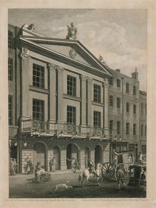 Vue de la nouvelle façade, vers Bridges Street, de l