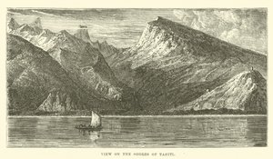 Vue sur les rives de Tahiti - English School