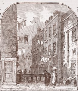 Vues dans le Rookery, St. Giles