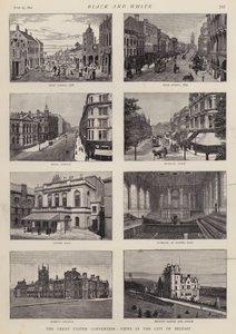 Vues de Belfast, Ulster, Irlande - English School