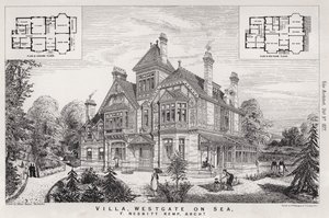 Villa, Westgate on Sea (gravure) - English School