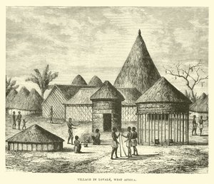 Village à Lovale, Afrique de l