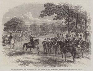 Revue et Fête des Volontaires à Shrubland Hall, près d