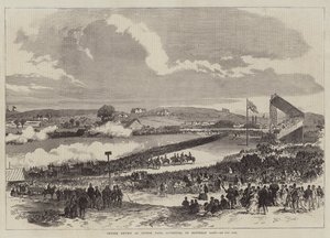 Revue des volontaires à Sefton Park, Liverpool, samedi dernier - English School