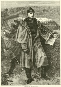 Von Moltke devant Paris, novembre 1870 - English School