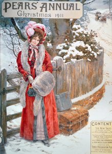 En attendant la diligence, du Pears Annual, Noël 1911