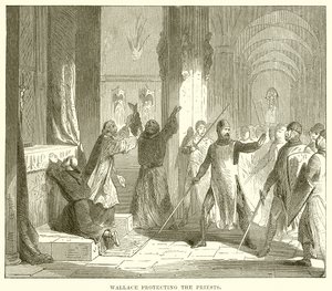 Wallace protégeant les prêtres - English School