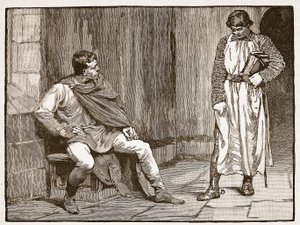 Confession de Waltheof, illustration de Cassells Illustrated History of England - English School