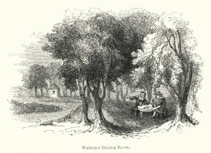 Salle à Manger de Walton (gravure) - English School