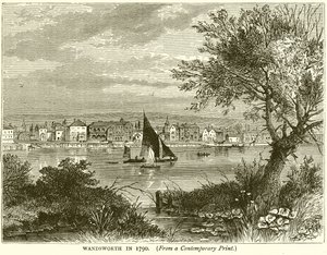 Wandsworth en 1790 - English School