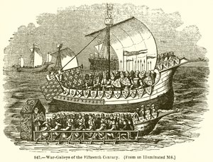 Galères de guerre du XVe siècle