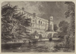 Château de Warwick, depuis l