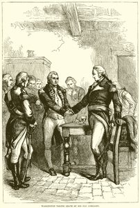 Washington prenant congé de ses vieux camarades - English School