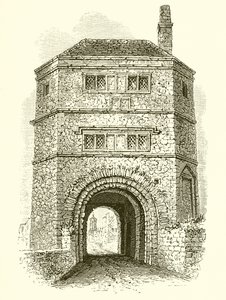 Tour de guet sur le pont de Hythe, appelée étude de Frère Bacon - English School