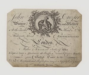 Tisserand et mercier, John Crozier - English School