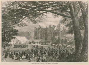 Festivités de mariage à Holland House - petit-déjeuner dans le jardin - English School