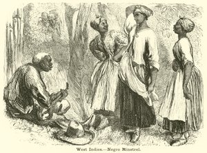 Antilles, ménestrel noir - English School