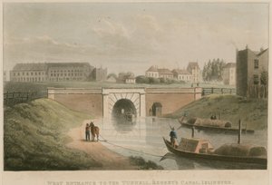 Entrée ouest du tunnel, canal de Regent, Islington, Londres - English School